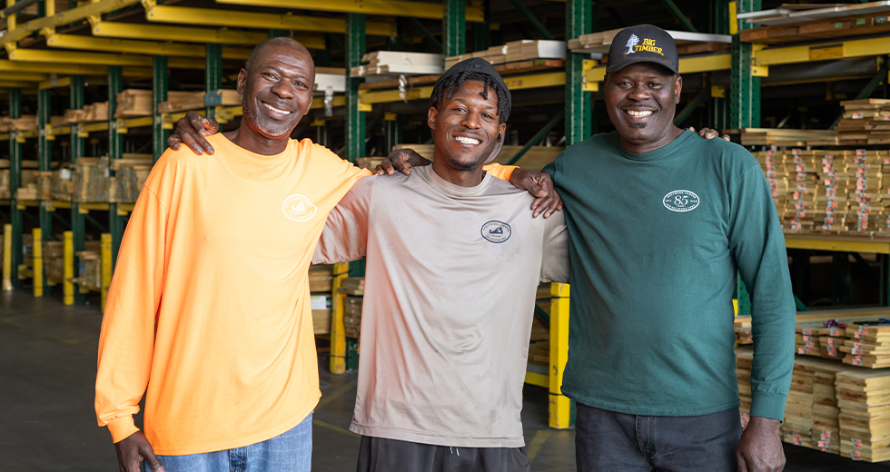 Custom millwork craftsmanship team supporting Charleston building projects
